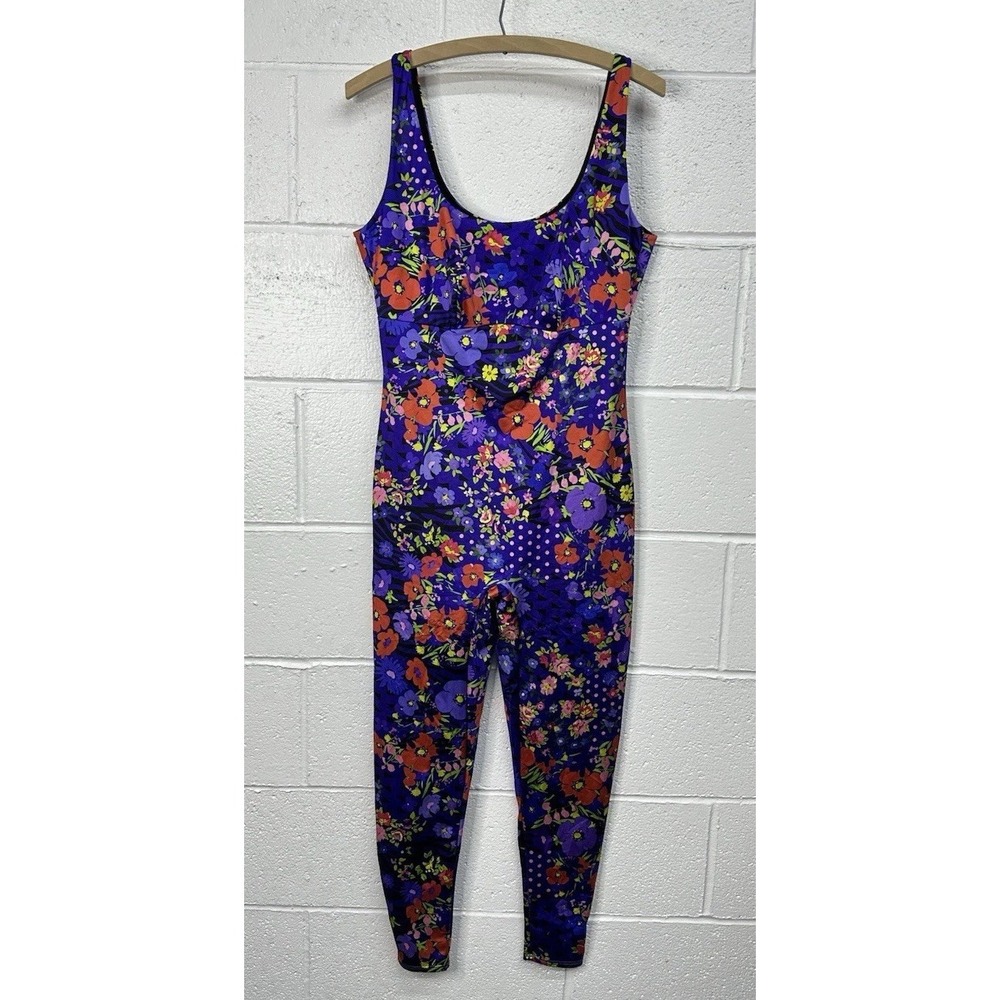 Yitty Shaping Catsuit Jumpsuit Purple Party Animal Bloom / Women's XXL/1X